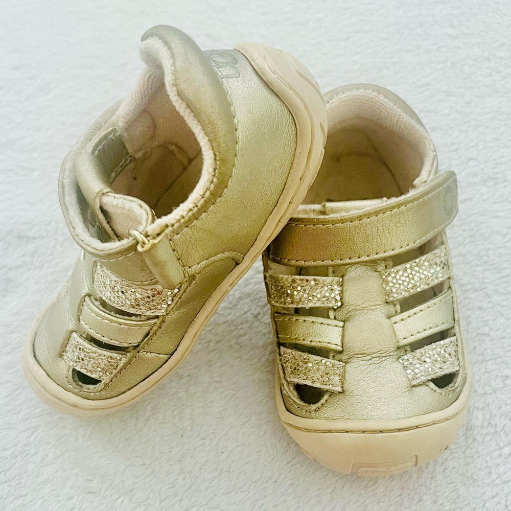 UGG Baby Infant Golden Toddler Fisherman Sandals Crib Shoes